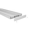 Buy cheap Big Size Suspended LED Profile Aluminum Channel Symmetrical Double Lighting from wholesalers