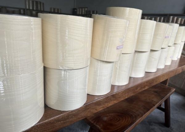 Buy cheap Natural American White Ash Wood Veneer Sheet With Fleece Back from wholesalers