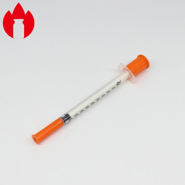 Buy cheap 1ml Injectable Insulin PP Plastic Medicine Syringe Single Use from wholesalers