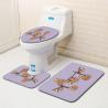 Buy cheap Animal Leopard Patterned Three Piece Bathroom Mats Rugs OEM ODM from wholesalers