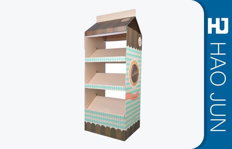 Gift Corrugated Pop Displays / Cardboard Retail Display Stands For Cards