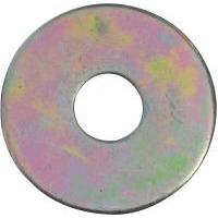 Buy cheap 10mm Round Flat Washers Yellow Galvanised Smooth Surface For Increasing Friction product