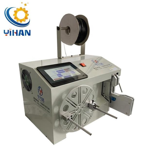 Buy cheap Semi-auto Mini Flat Cable Wire Coiling Winding Machine for Strapping Diameter 18-45mm from wholesalers