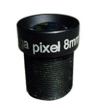 3.0MP 8mm 53° Degree CCTV Lens, M12 F2.0 1/2" IR MTV Lens