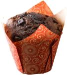 Muffin 2X3 1/4 Inch Butterfly Print Tulip Paper Cups