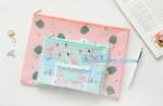 Zipper Bag Warmter Office Document Cash Coin Stationery Storage Mesh File Bags