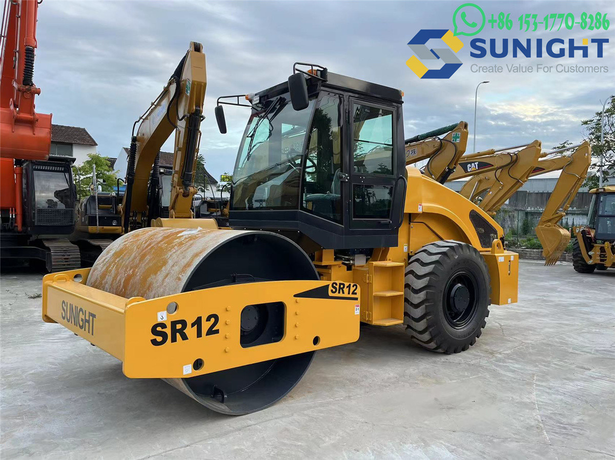 12.3 Ton Road Machine SR12-B6 Single Drum Road Roller Compactor With Diesel Engine