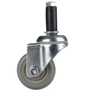 Wholesale Grey M12 Castor Wheels 90KG 3 Inch Threaded Stem Casters from china suppliers