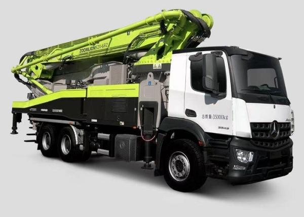 Buy cheap Safety Frame 52m Concrete Boom Pump Truck Euro 6 Emission 3 Axis from wholesalers