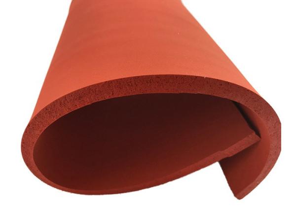 Commercial Silicone Foam Sheet Closed Cell Sponge Rubber Sheet Excellent Heat