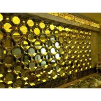 Buy cheap Blue Partition K9 Stained SGCC Clear Glass Crystals Panes product