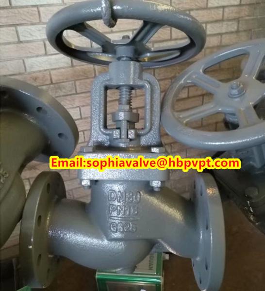 Buy cheap valve body GG25 PN16 cast iron globe valve from wholesalers