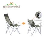 Outdoor Furniture Portable Picnic Recliner Foldable Aluminum 55*72*101cm