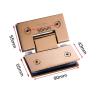 Buy cheap Long Lasting Stainless Steel Shower Hinge Thickened Wear Resistance from wholesalers