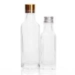 Whiskey Vodka Glass Liquor Bottles With Lids