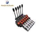 Hydraulic Monoblock Control Valve 80 Liters 31.5mpa 5 Banks Manual Control With
