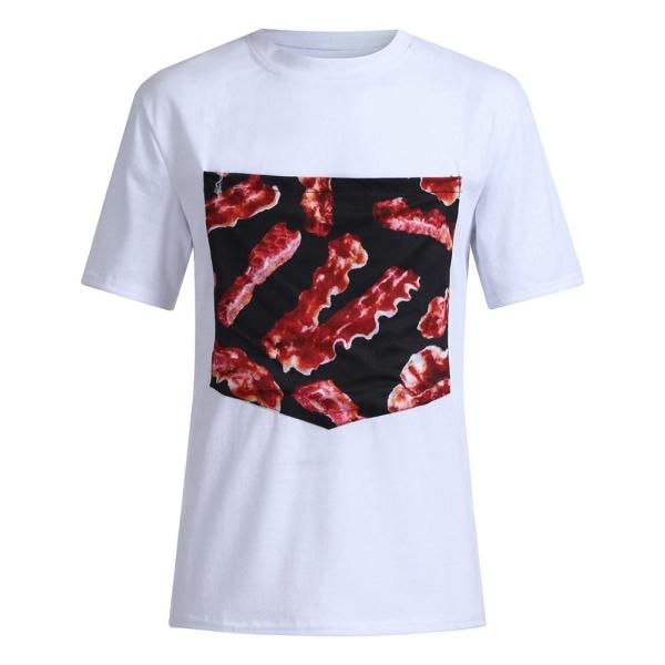 New design brand quality short sleeve pre-shrunk cotton custom pocket graphic