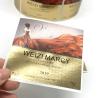 Buy cheap Textured Paper Wine Bottle Label Glossy / Matte Varnishing Customized from wholesalers