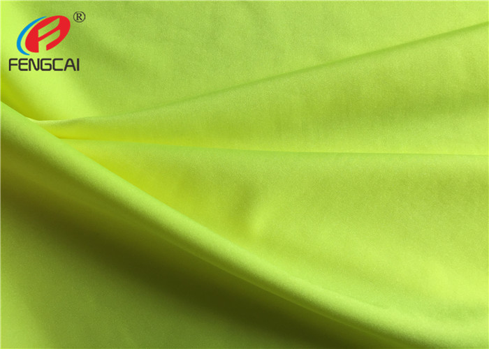 Weft Knitted Polyester Spandex Stretch Fabric 220gsm For T-Shirt