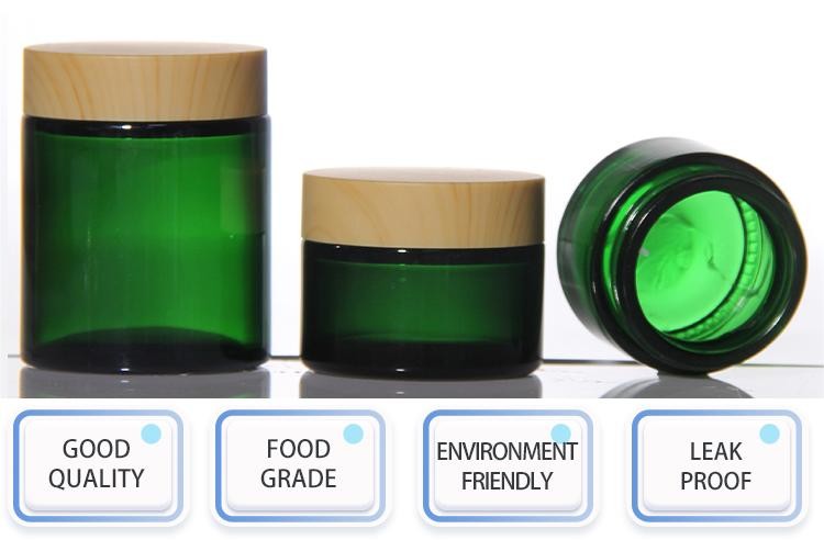 Glass Jar Cream Customizable logo Cream Jars Cosmetic Bottles For Moisturizer 50g 100g 200g