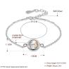 Buy cheap 0.64ft 2.4g Sterling Silver Slider Bracelets S925 Adjustable Round Bead Bracelet from wholesalers