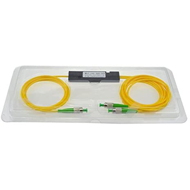 Wholesales high quality Optic fbt ABS coupler FC/APC 1x2 fiber optical splitter 1310nm or 1550nm or 1490nm