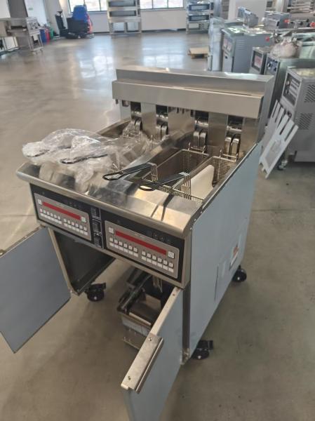Buy cheap 380V 28kw Double Tanks Four Baskets Digital Panel Electric & Gas Chips Open Fryer Machine 15L*2 from wholesalers