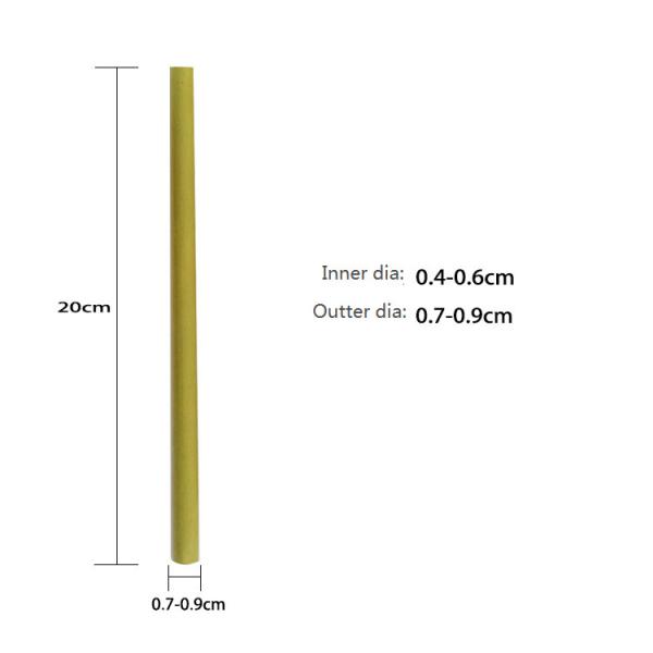 Buy cheap 20cm Green Bamboo Fiber Straws Compostable Straws Bulk For Milk Cold Drinks from wholesalers