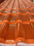 Anti UV ASA Synthetic Resin Roof Tile For Park Cover Villa Greenhouse Building