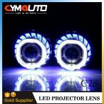 Car Upgrading Headlight Shrouds Round DRL Angel Eye With Shrouds Masks