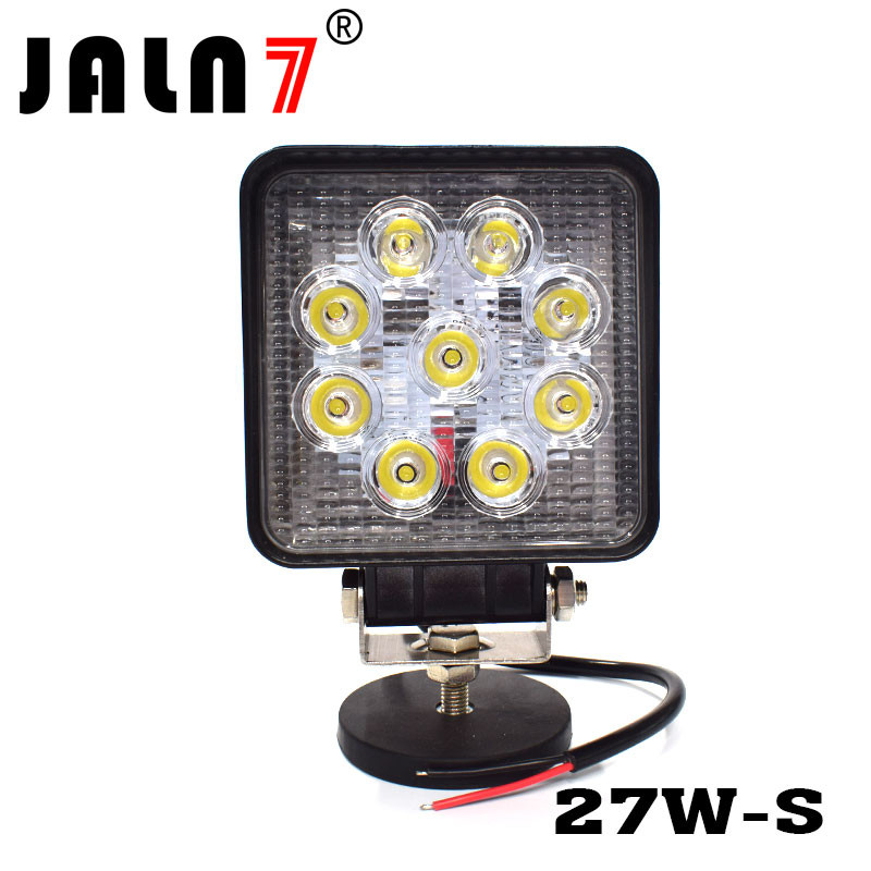 Led Work Light JALN7 27W Car Driving Lights Fog Light Off Road Lamp Car Boat Truck SUV JEEP ATV Led Light