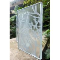 Buy cheap Acid Etched Frost Art Tempered Glass SGCC OEM Ultra Clear product