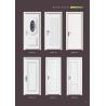 Buy cheap Water Repellent WPC Flush Door WPC Toilet Door With PVC Film Design from wholesalers