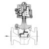 Buy cheap DIN Flow Pneumatic Globe Valve Alloy/Steel Material DN 15 - DN 80 Valve Size from wholesalers