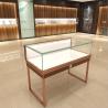 Buy cheap Lockable Custom Retail Display Cabinets For Jewelry Shop Gold Black Furniture from wholesalers
