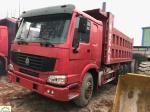 6x4 Second Hand Dumper Truck 2nd Hand Tippers Howo 336 With 10 New Tyres