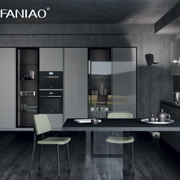 High End Kitchen Cabinet Modern Style Design Kitchen Luxury Island Complete