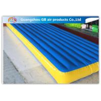Buy cheap Blue Inflatable Tumble Track Folding Air Gymnastics Mats for Sports Games product