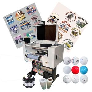 China AB Film Media Digital UV Printing Machine With CMYK W＋Ｖ Ink Color on sale
