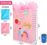 Stickers Colorful Cartoon Animal Candy Paper Gift Bag For Kids Birthday Baby