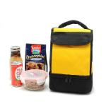 Classic gray brown series heat preservation thermal insulation fabric bag lunch