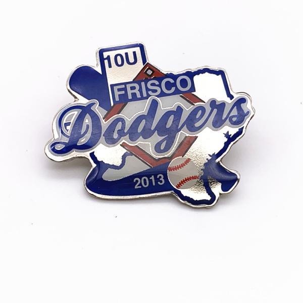 Different Styles Sports Trading Pins , Metal Printing Soft Enamel Epoxy Pin