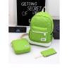 Buy cheap Korean style 3pcs in 1 canvas fashion backpack set for student bag outdoor backpack from wholesalers