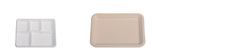 Round Compostable Bagasse Bowls Biodegradable Disposable Sugarcane