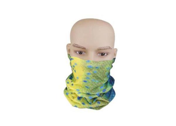 Buy cheap High Elastic Fishing Tube Head Scarf , Sun Protection Bandana 100% Microfiber Polyester from wholesalers