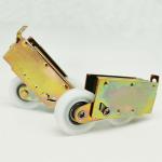 U Groove Sliding Glass Window Wheels , 608zz Bearing Aluminium Window Roller