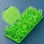 Safe Non Toxic Grass Food Mat Silicone Sniffing Mat For Dogs Hide And Seek