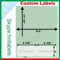 Buy cheap Integrated Labels USA Version Type4 3.5 "*2" 2Up Laser Sheet product