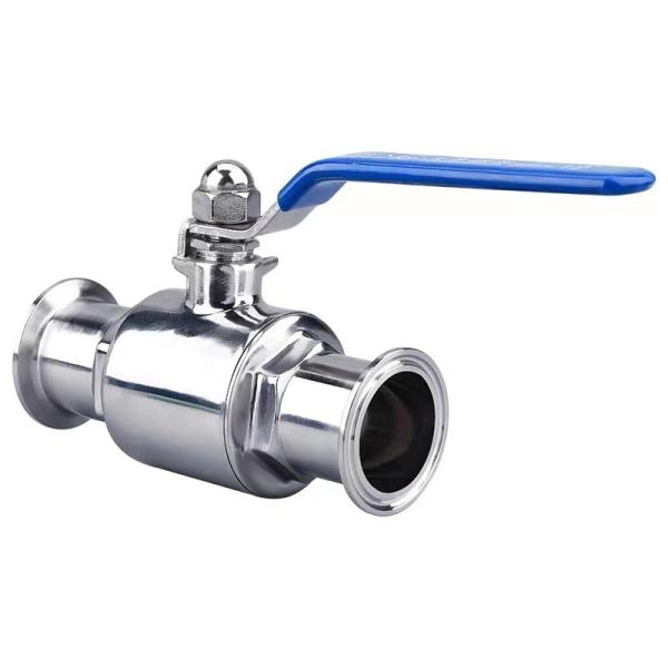 2 Way Straight Ball Valve DIN SMS WZ Sanitary Stainless Steel 304 316 316L Tri