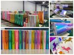 Removable Self-Adhesive Laser Color Decorative Glass Film PET Vinyl Color